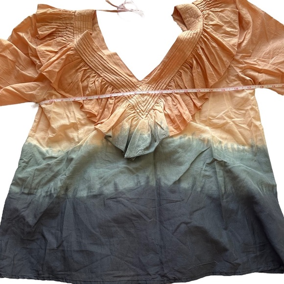 St. Roche V Neck Sabine Top Praline Wild Rose Puff Sleeves Blouse Sizes 6 & 8 - Picture 11 of 13